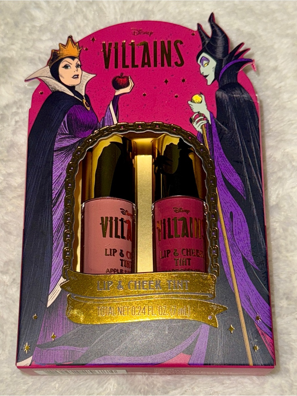 Disney Villains Lip & Cheek Tint Duo - Rose & Mauve
